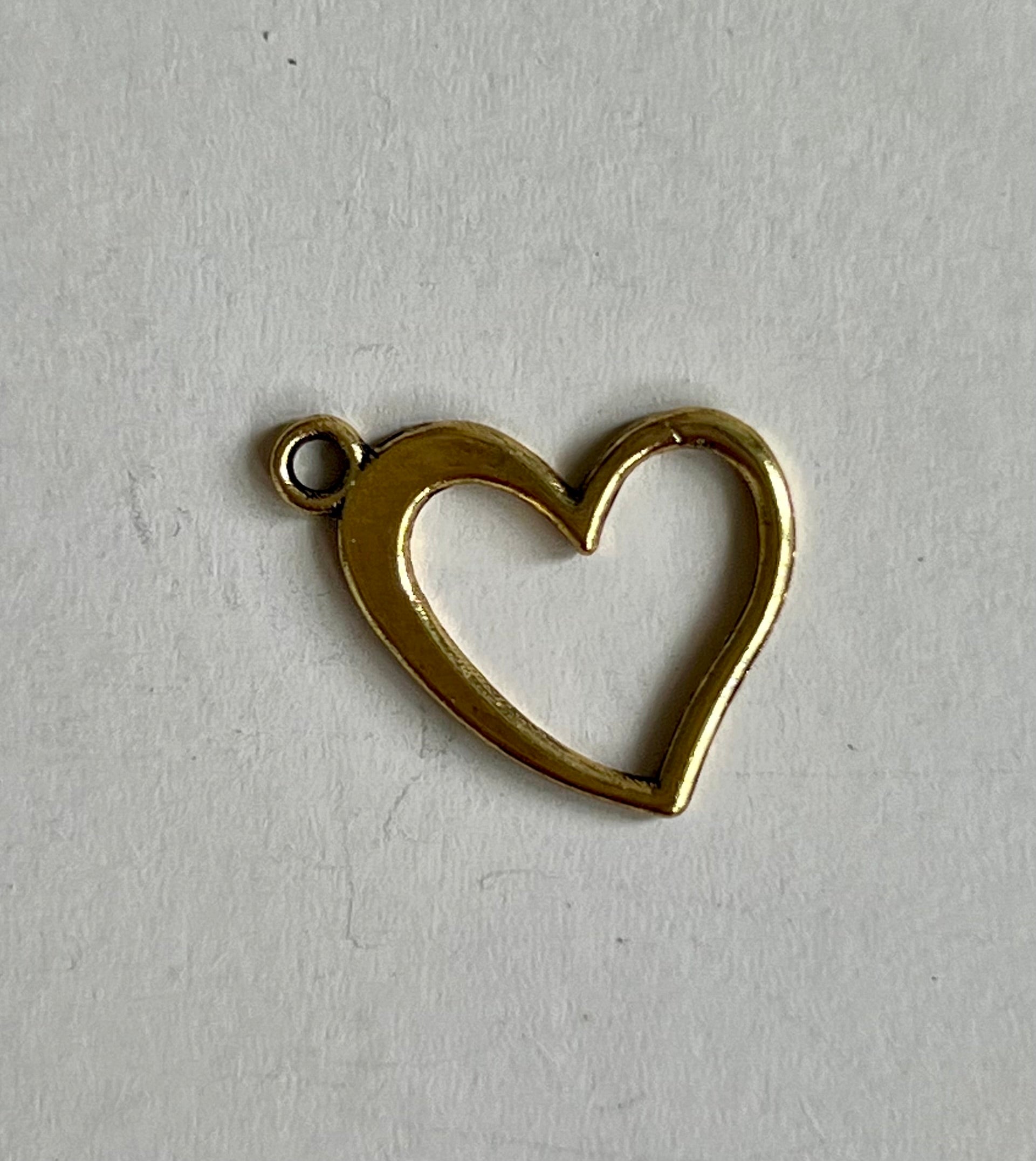Heart Outline Charm