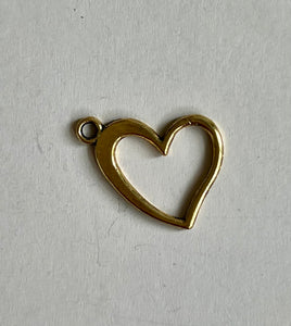 Heart Outline Charm