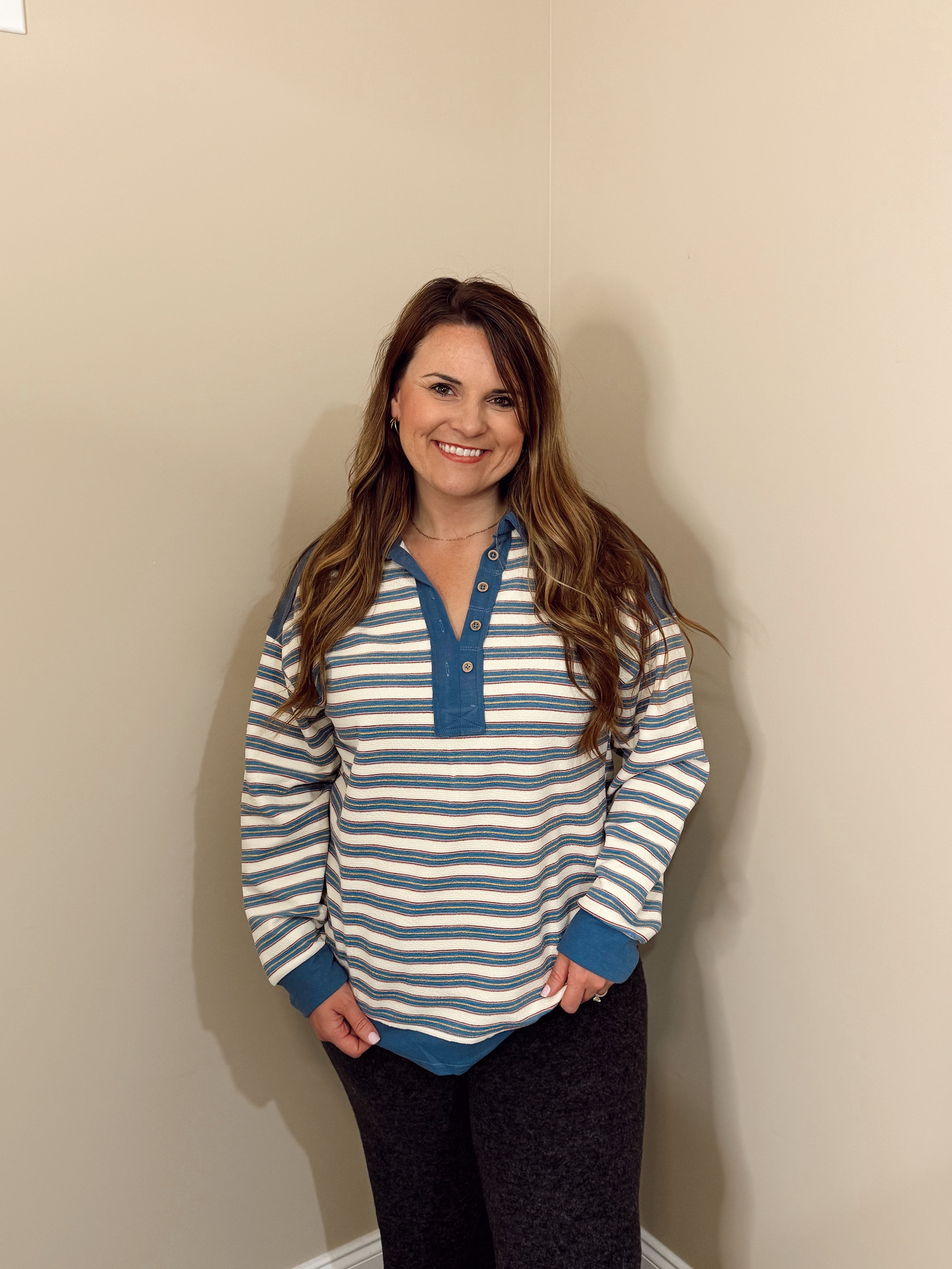 Denim Day Knit Top