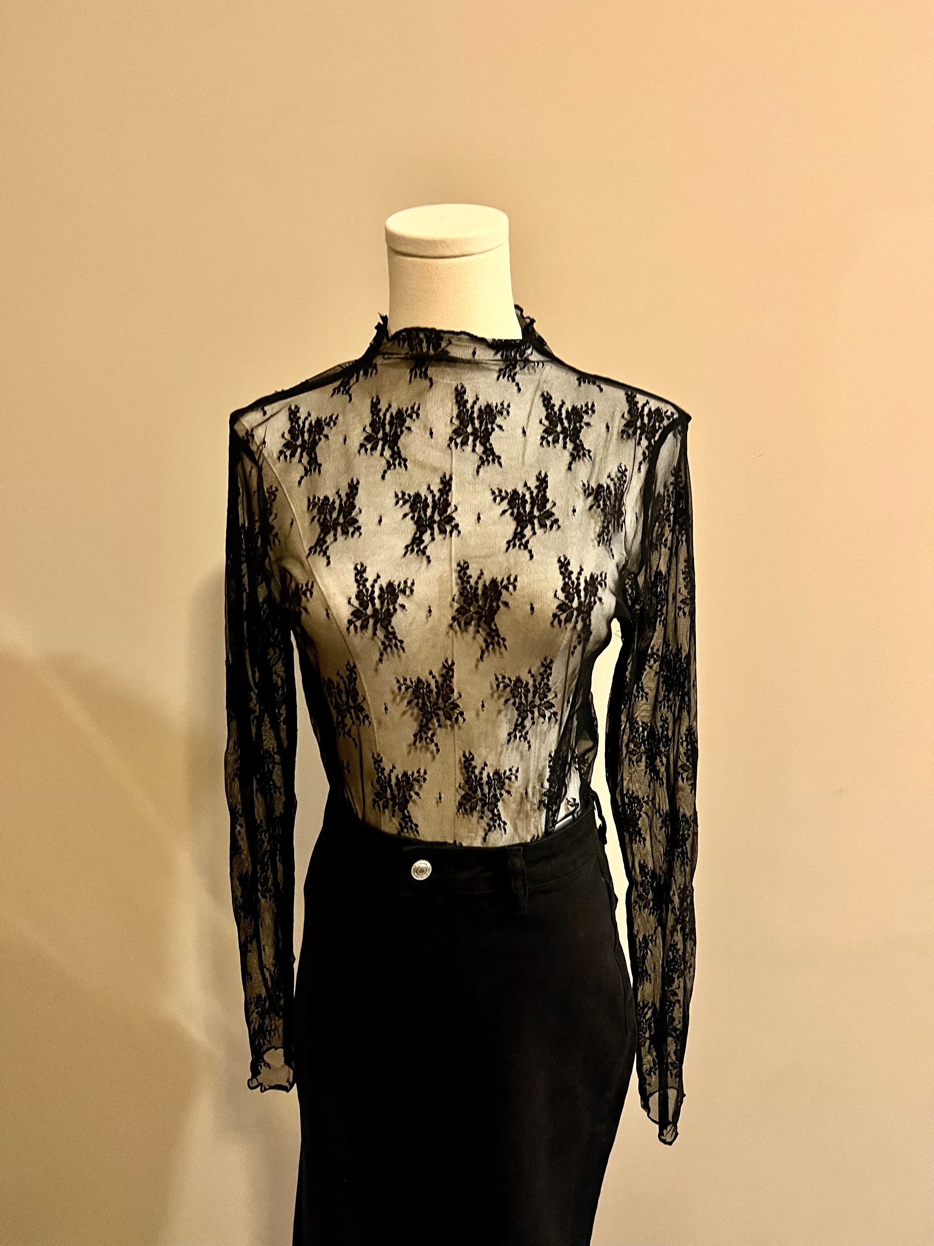 Lacey Layering Top | Black