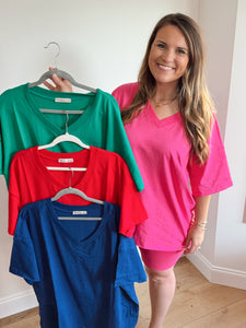 Cotton Biker Shorts Set