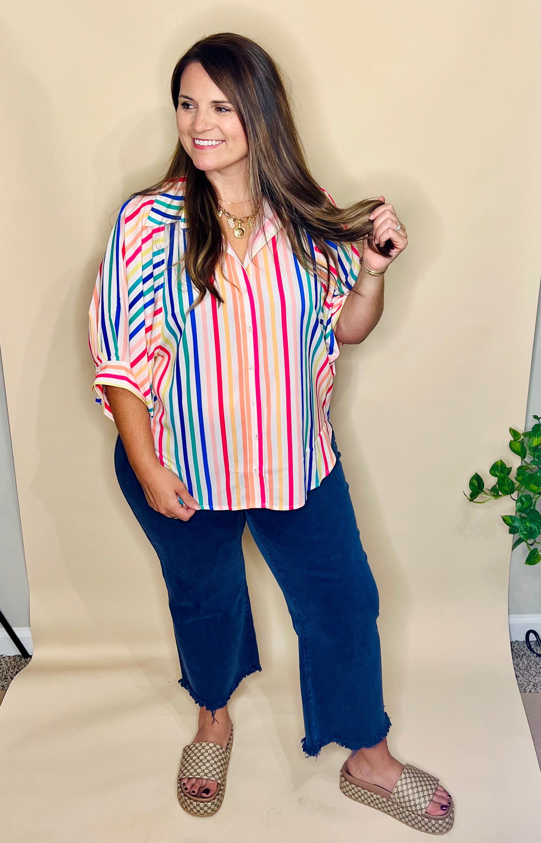 Sunni Ann Striped Top