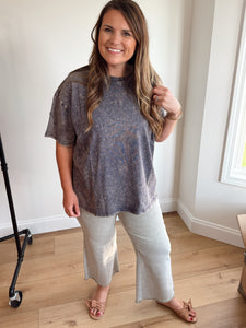 Oversized Acid Washed Tee