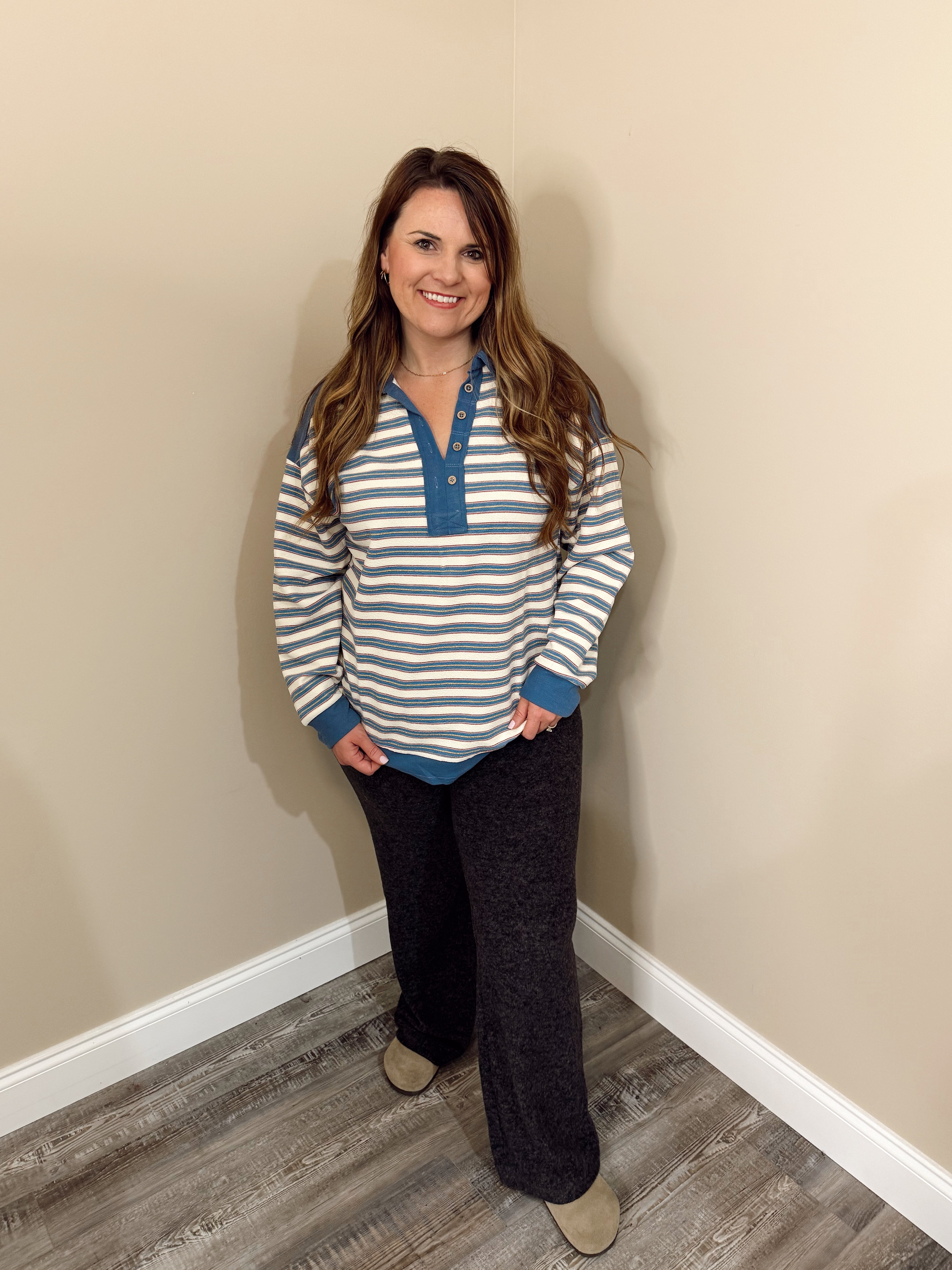 Denim Day Knit Top