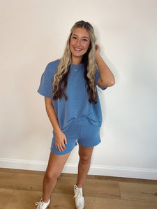 Classic Ribbed Shorts Set