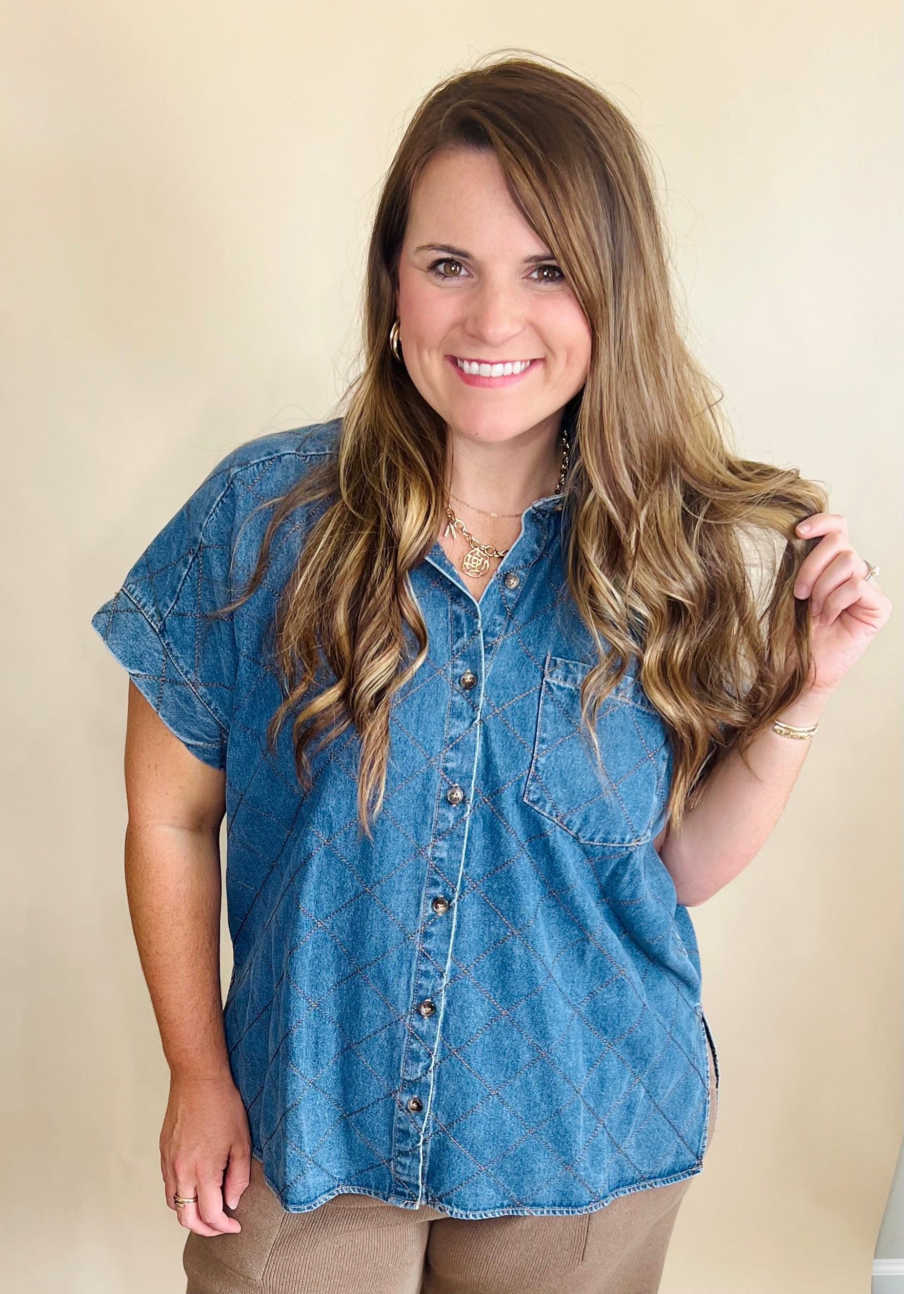 Dreamy Denim Button Down