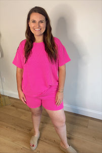 Classic Ribbed Shorts Set