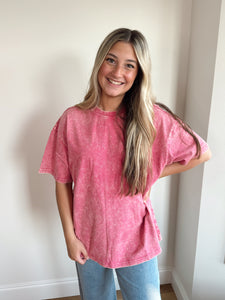 Oversized Acid Washed Tee