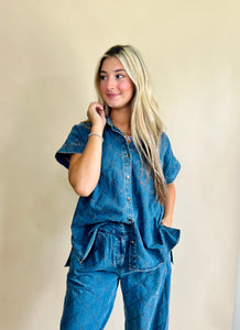 Dreamy Denim Button Down