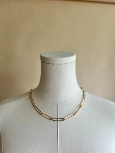 Dainty Gold Oval Chain