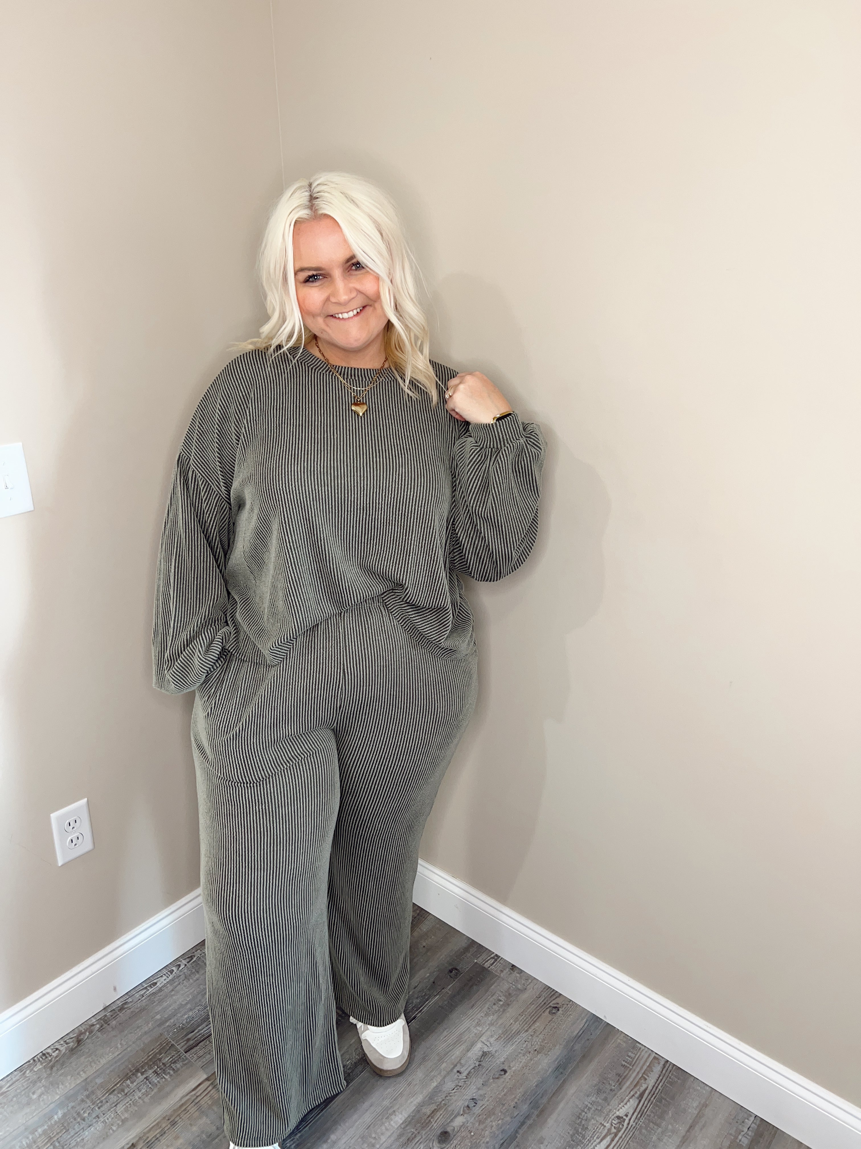 Classic Ribbed Set | Olive