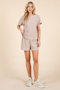 Sandy Serenity Shorts Set