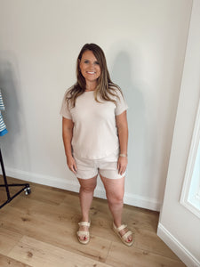 Sandy Serenity Shorts Set