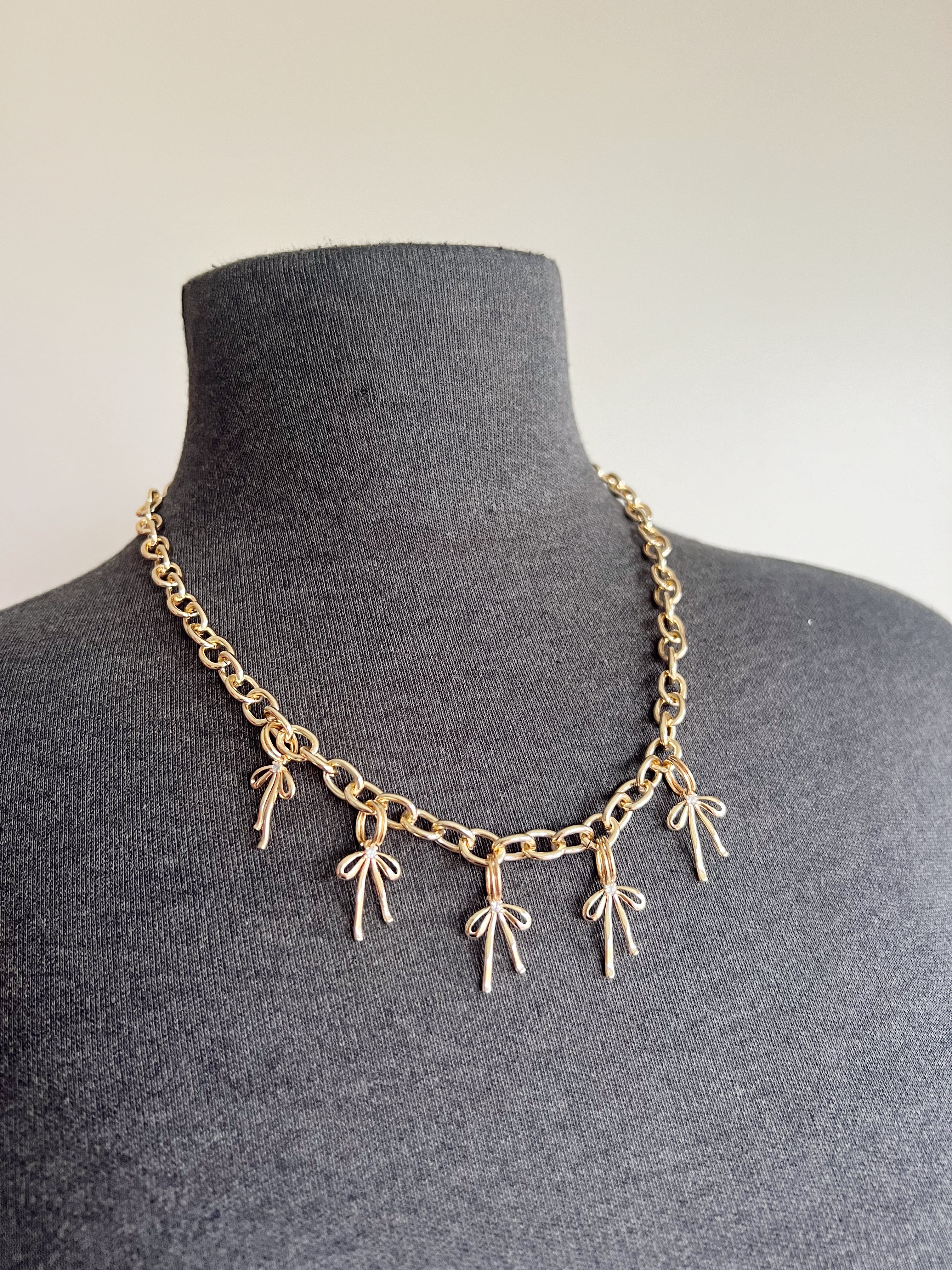 Gold Charm Necklace (Style 15)