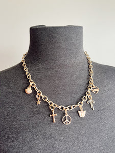 Gold Charm Necklace (Style 11)