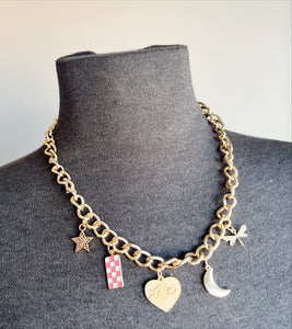 Gold Charm Necklace (Style 6)