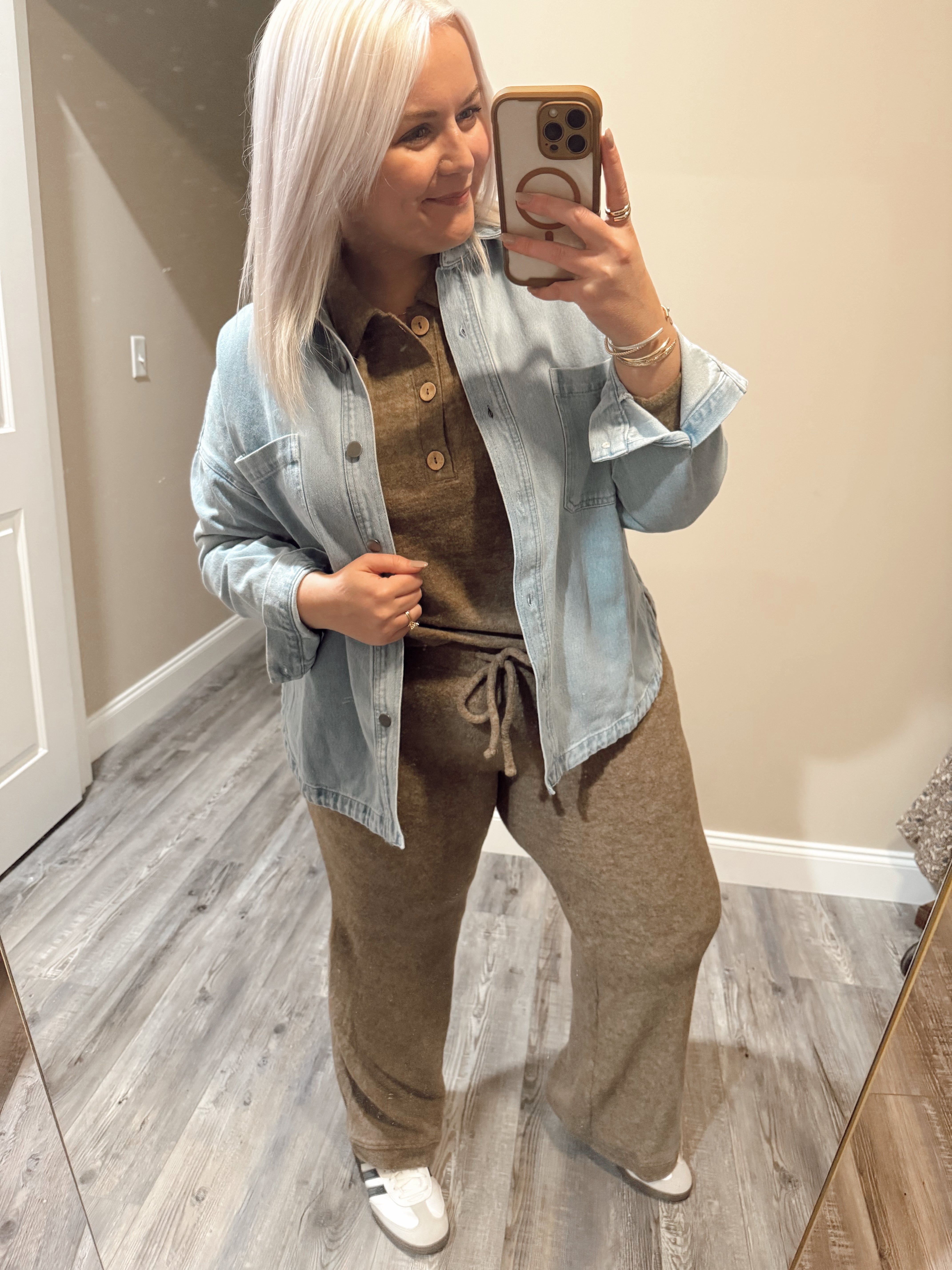 Cozy Knit Set-Tan