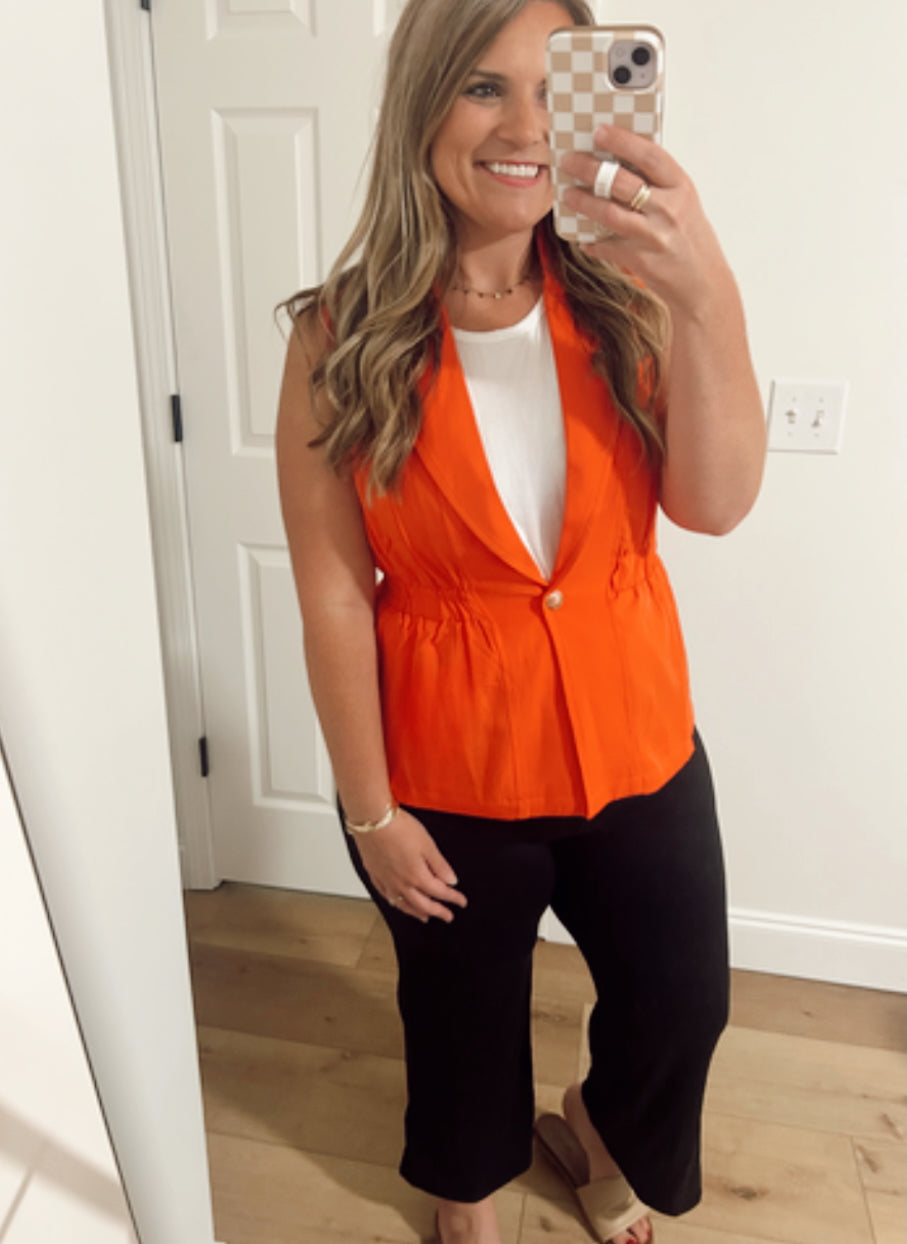 The Sunset Bloom Peplum Blazer