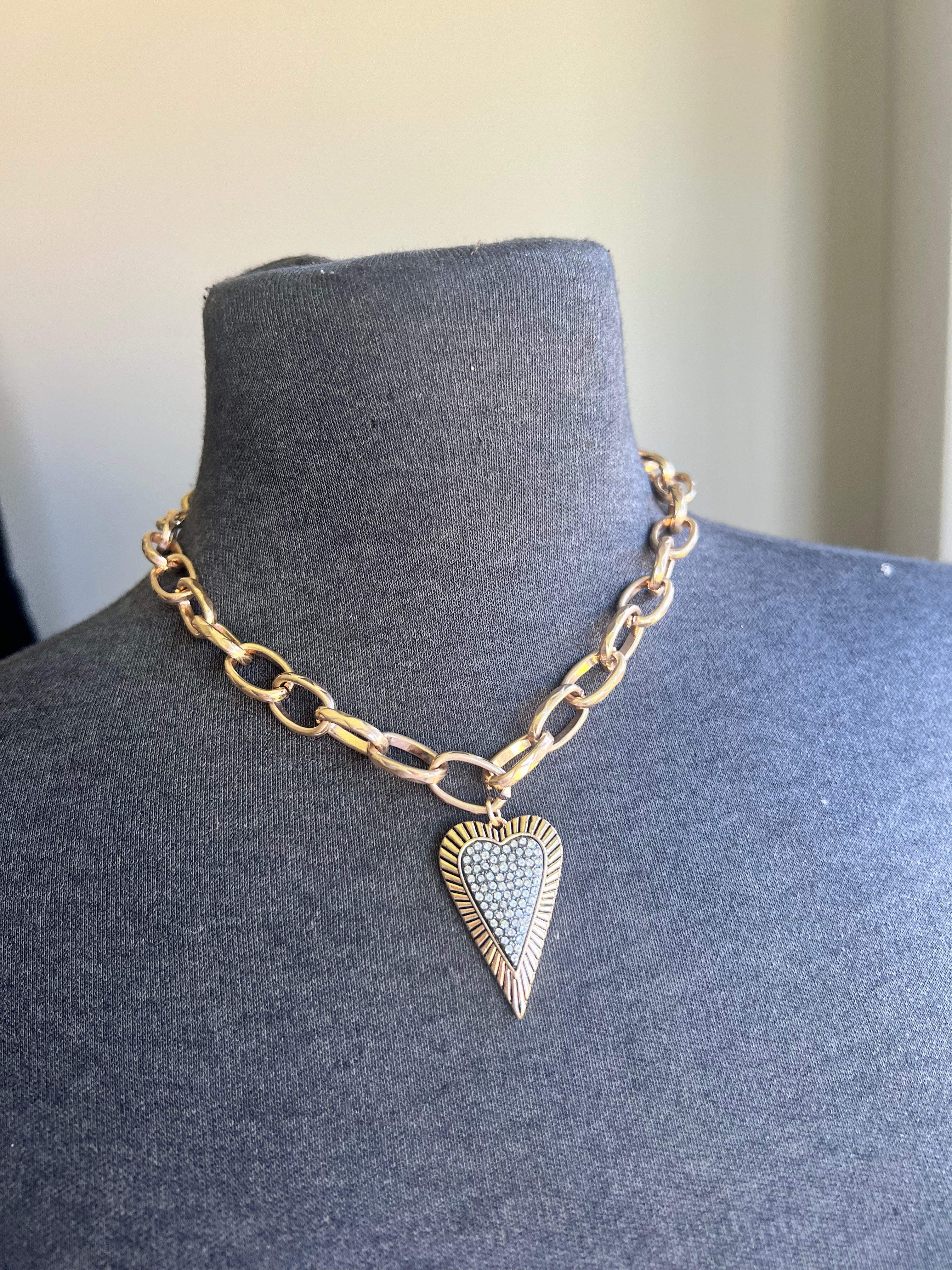 Gold Charm Necklace (Style 5)