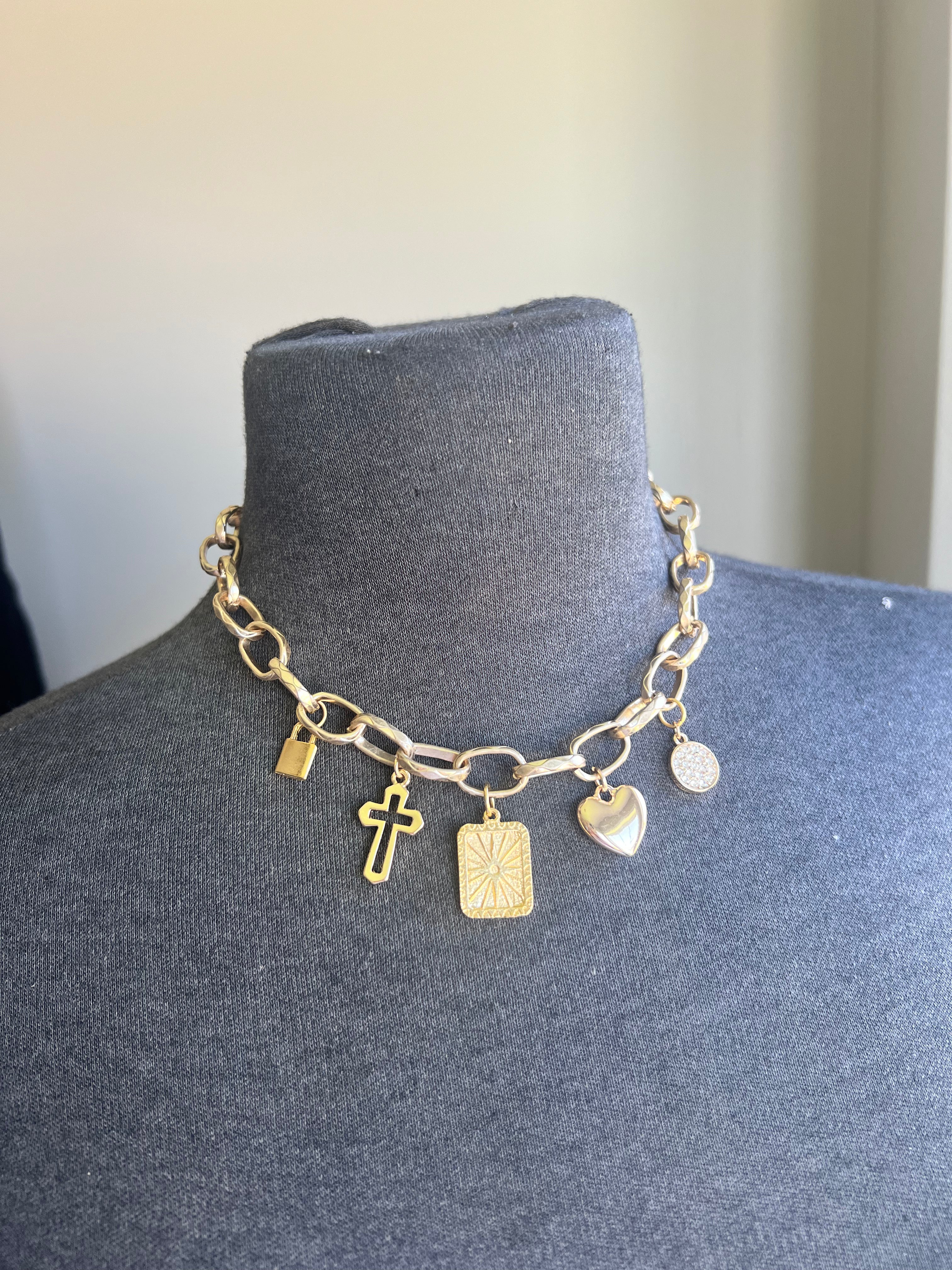 Gold Charm Necklace (Style 2)