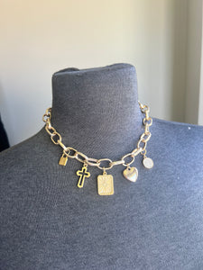 Gold Charm Necklace (Style 2)