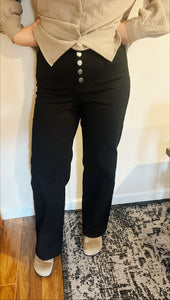High Rise Wide Leg Full Length Denim