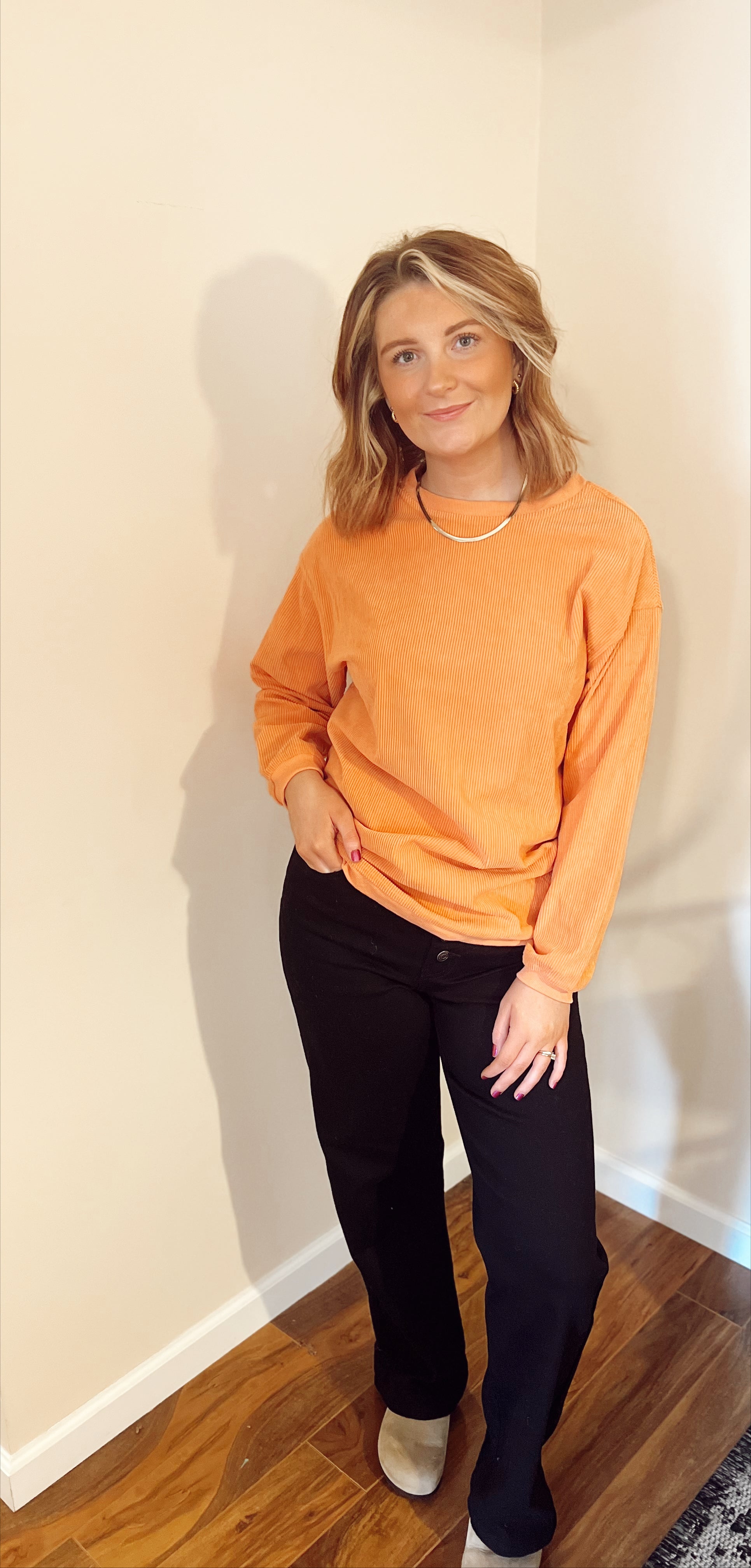 Corded Sweatshirt