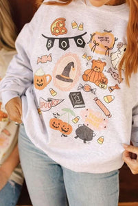 Halloween Boo Collage Tee