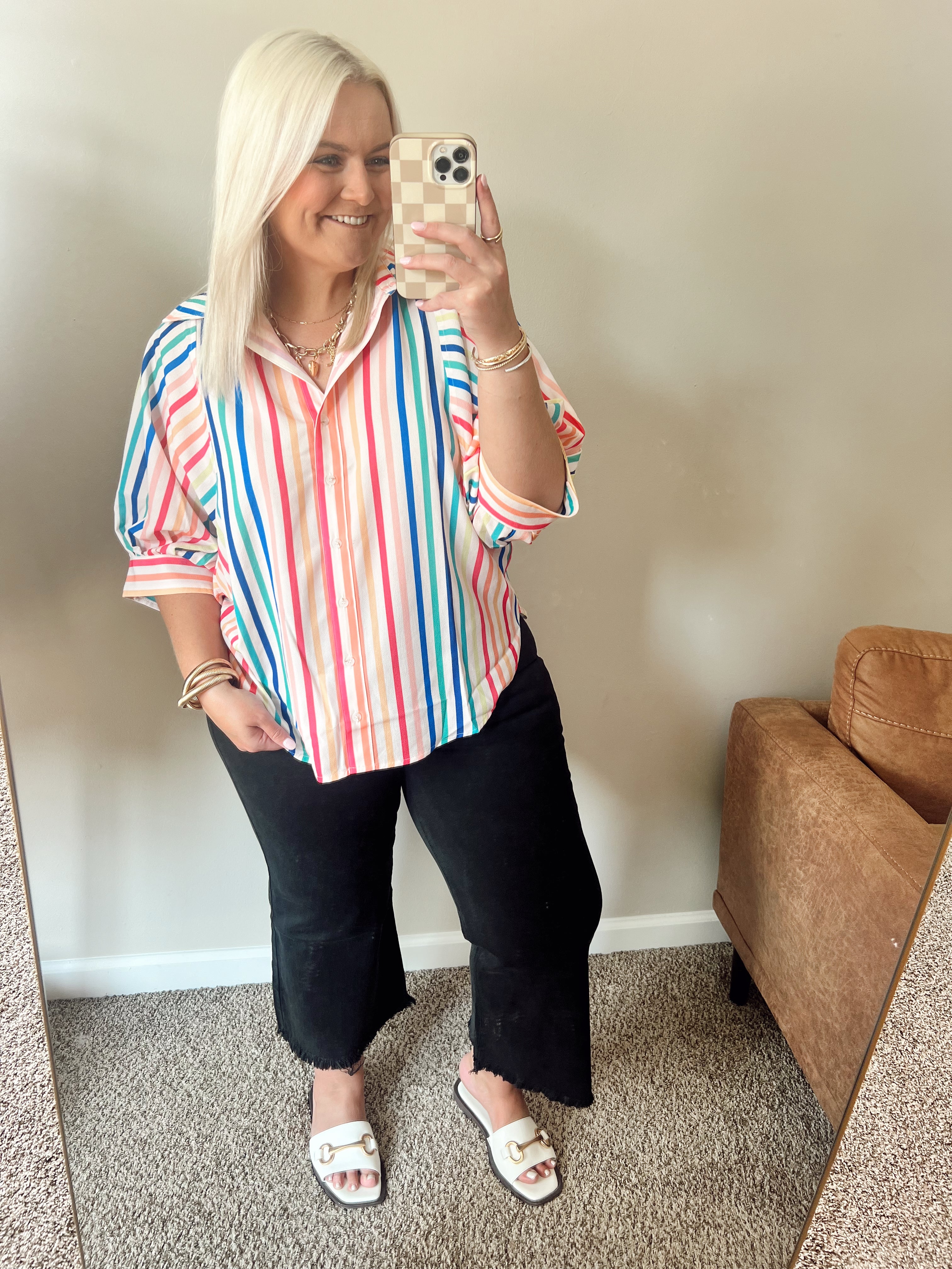 Sunni Ann Striped Top