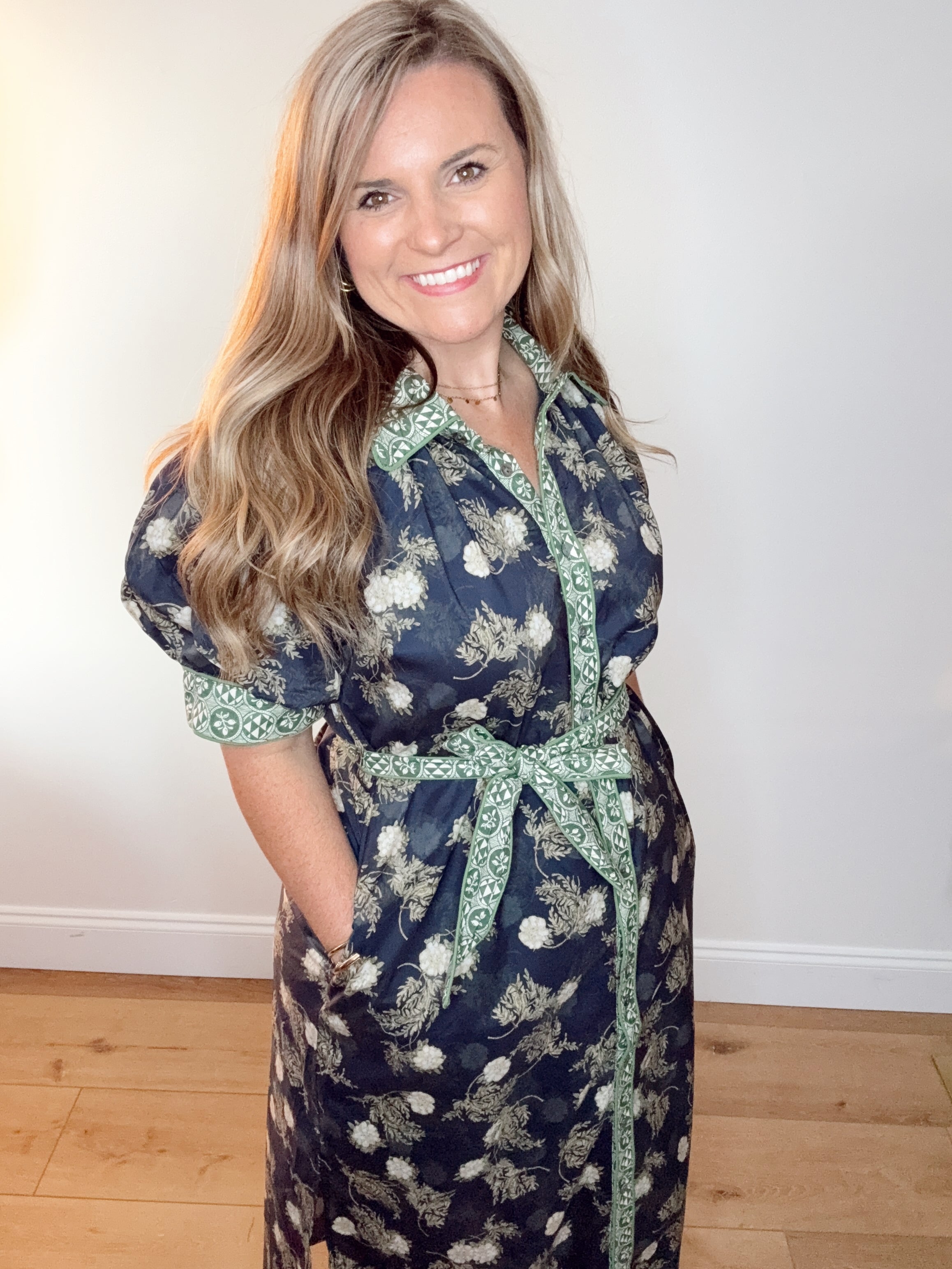 Floral Charm Midi Dress