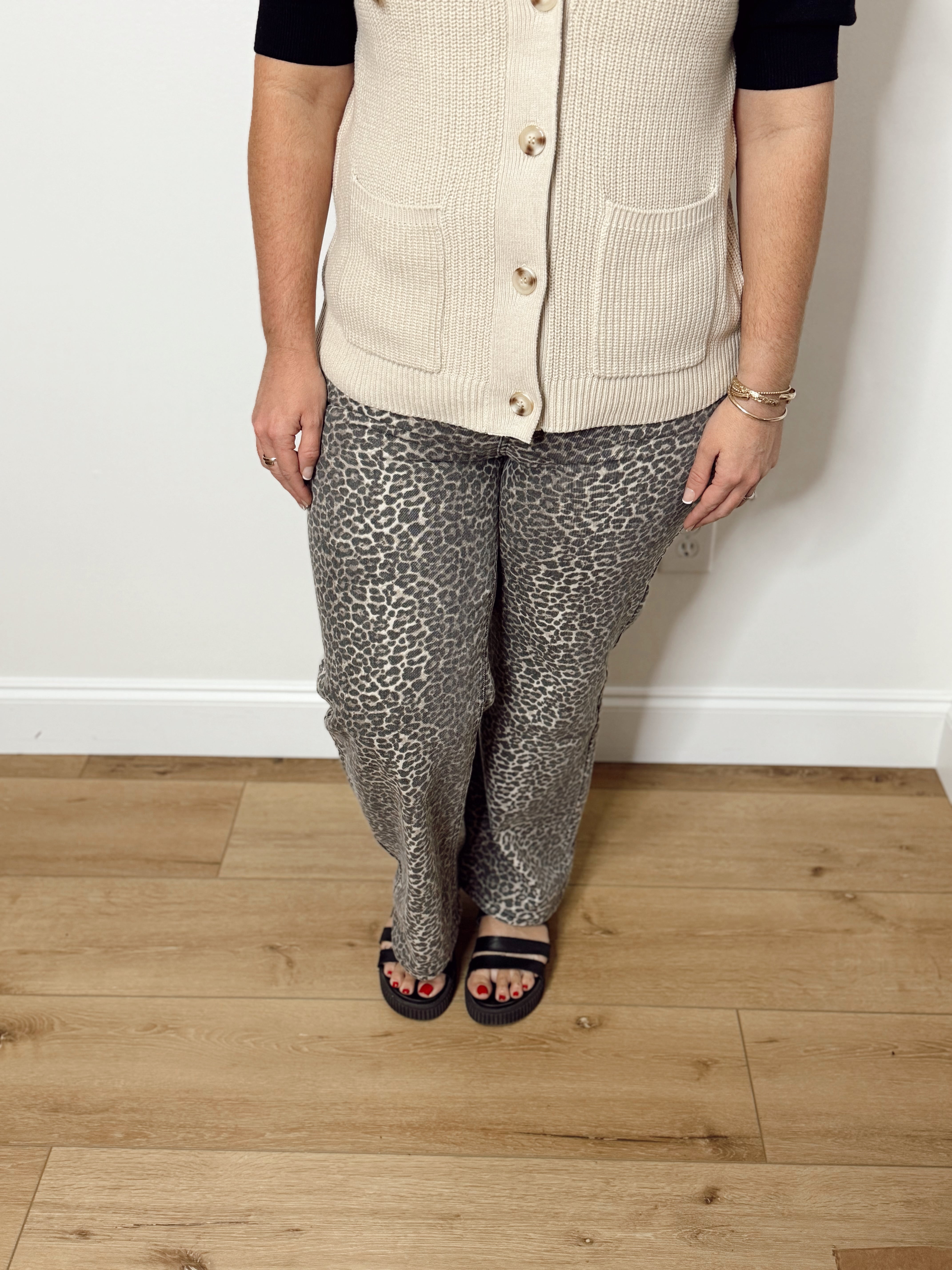 Leopard Denim