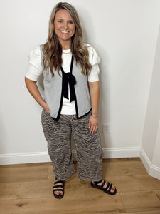 Zebra Barrel Denims