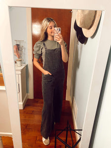 Mineral Washed Gauze Jumpsuit